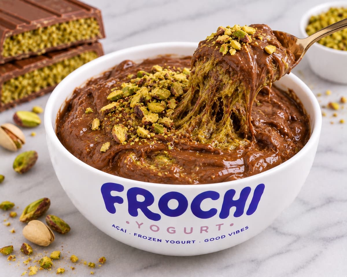 A bowl of Dubai Chocolate