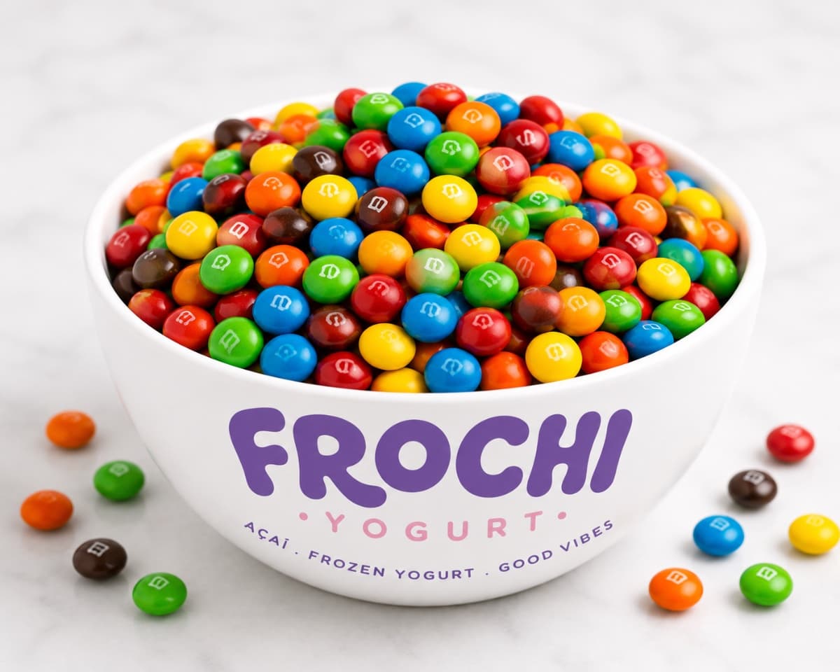 A Bowl of Mini M&ms